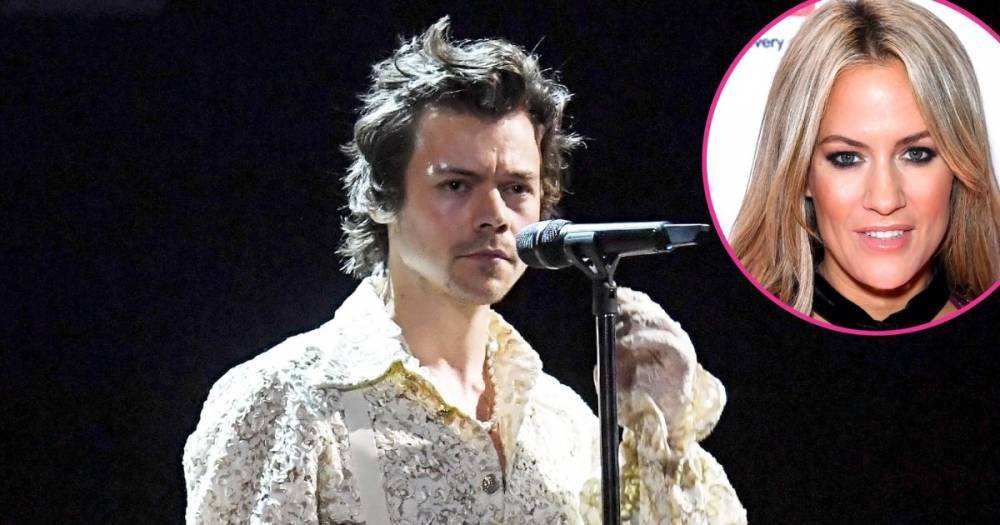 Harry Styles Performs at Brit Awards 2020 Days After Ex-Girlfriend Caroline Flack’s Passing - www.usmagazine.com