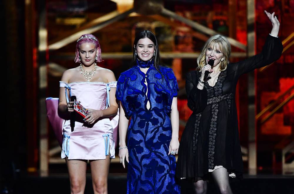 Courtney Love Hits the 2020 Brit Awards Stage - www.billboard.com