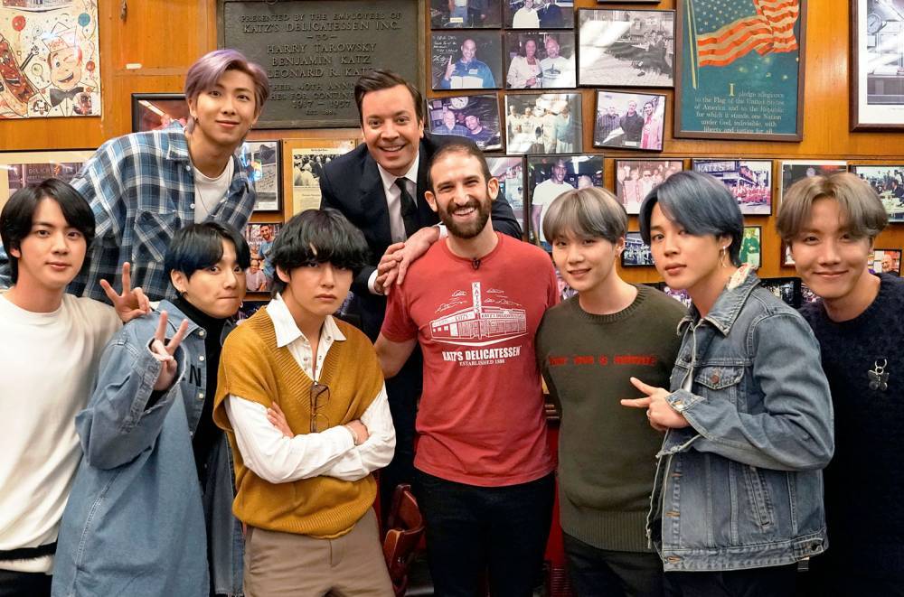 How BTS Secretly Visited New York City's Most Famous Deli For 'The Tonight Show' - www.billboard.com - New York