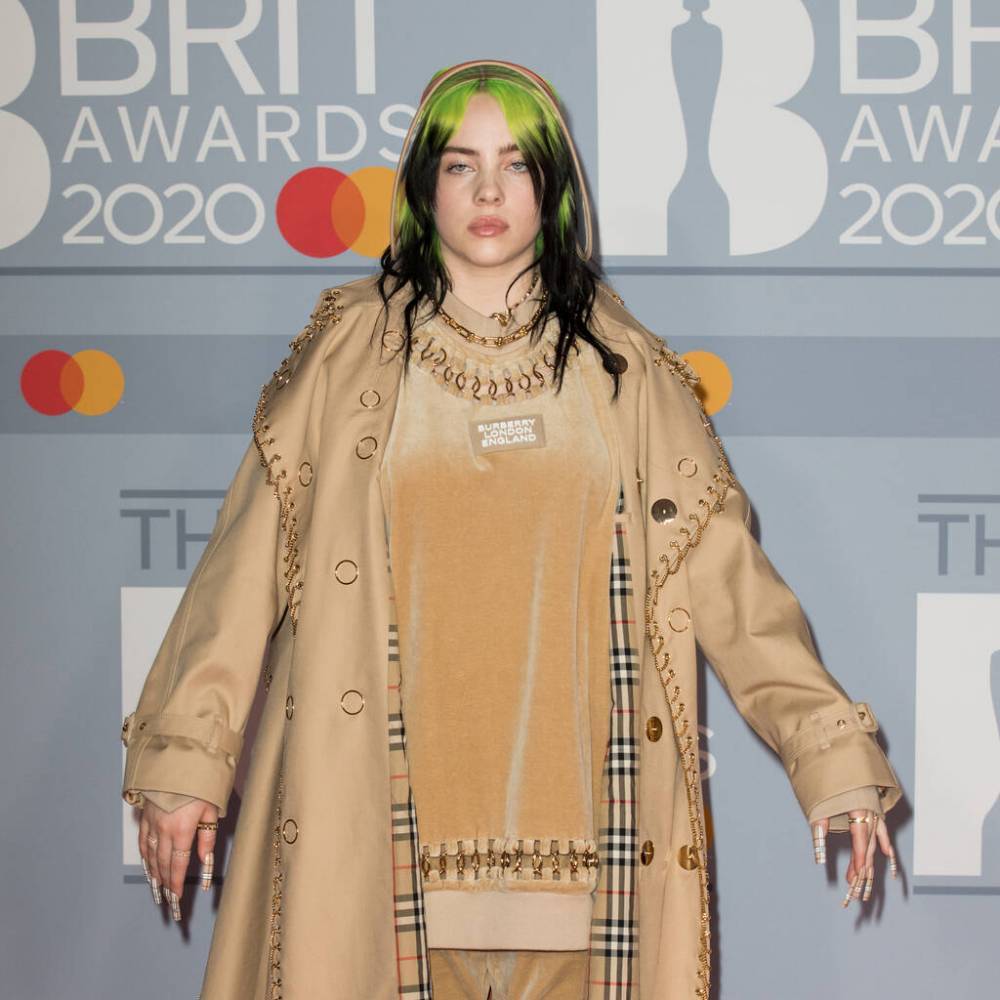 Billie Eilish rocks head-to-toe Burberry for 2020 BRIT Awards - www.peoplemagazine.co.za - Britain