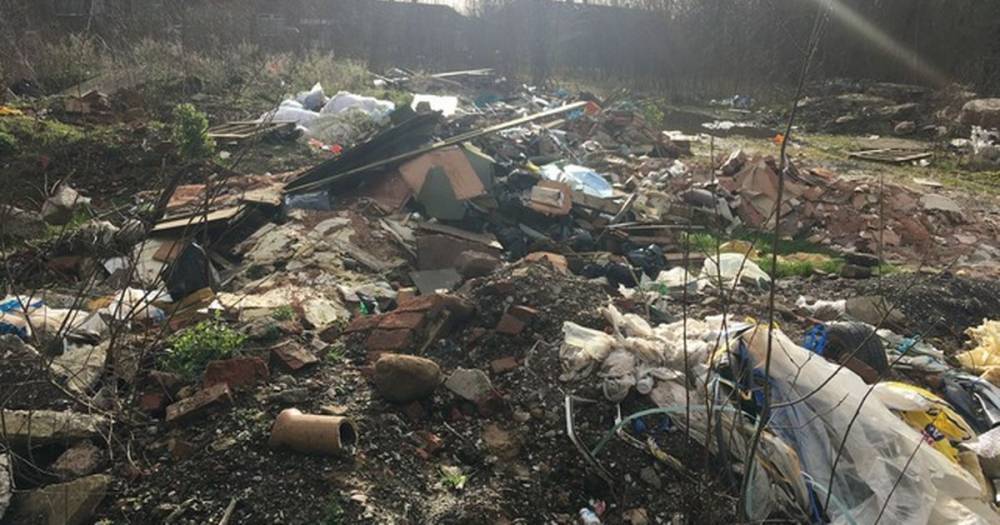Mouldy insulation, broken fridges and piles of waste...the disgusting, rotting rubbish dumped near children's play area - www.manchestereveningnews.co.uk - county Oldham - city Hartford