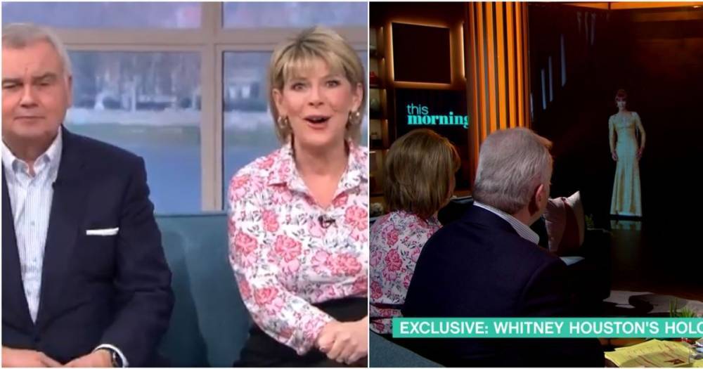 This Morning viewers spot awkward Eamonn Holmes and Ruth Langsford moment on today's show - www.manchestereveningnews.co.uk - Britain - Houston
