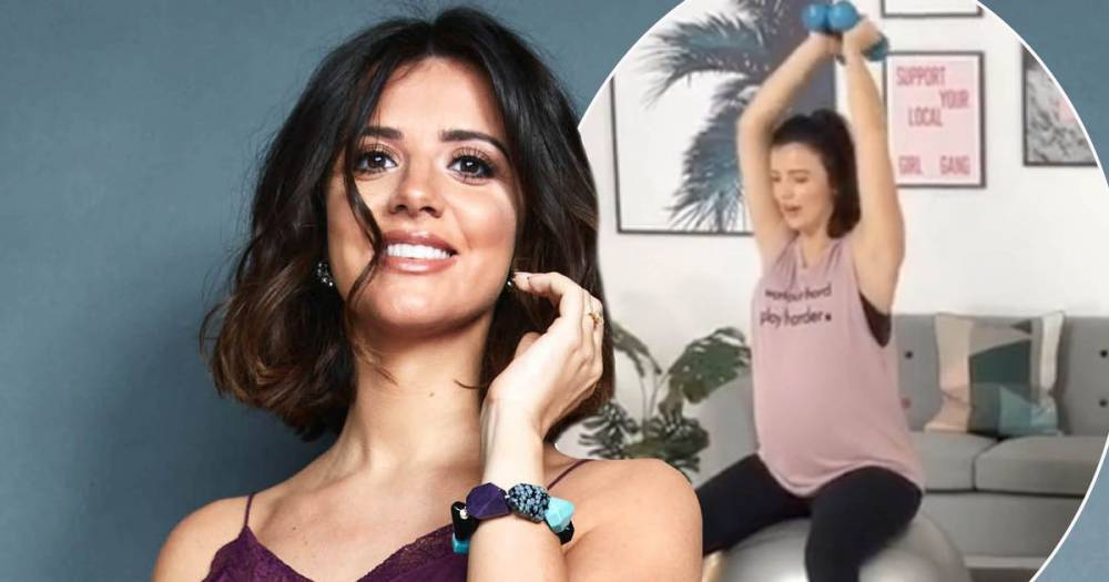 Lucy Mecklenburgh says she ‘doesn’t intend’ on taking maternity leave as she approaches her due date - www.ok.co.uk