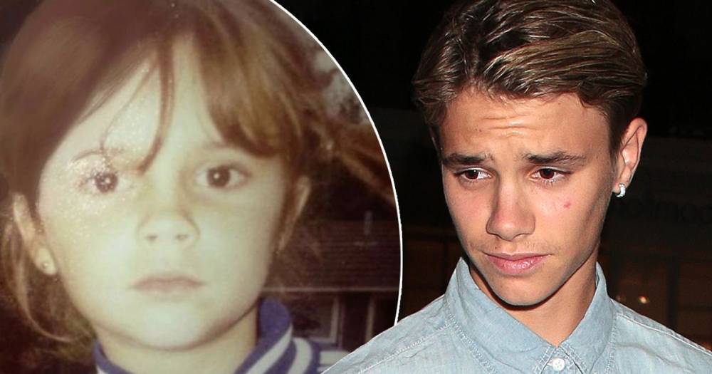 Victoria Beckham's son Romeo says he looks just like his mum as she shares cute throwback snap - www.ok.co.uk