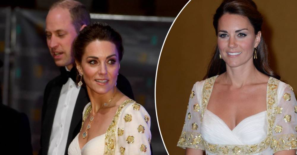 Kate Middleton looks stunning at 2020 BAFTAs in recycled Alexander McQueen gown she wore in 2012 - www.ok.co.uk - Malaysia