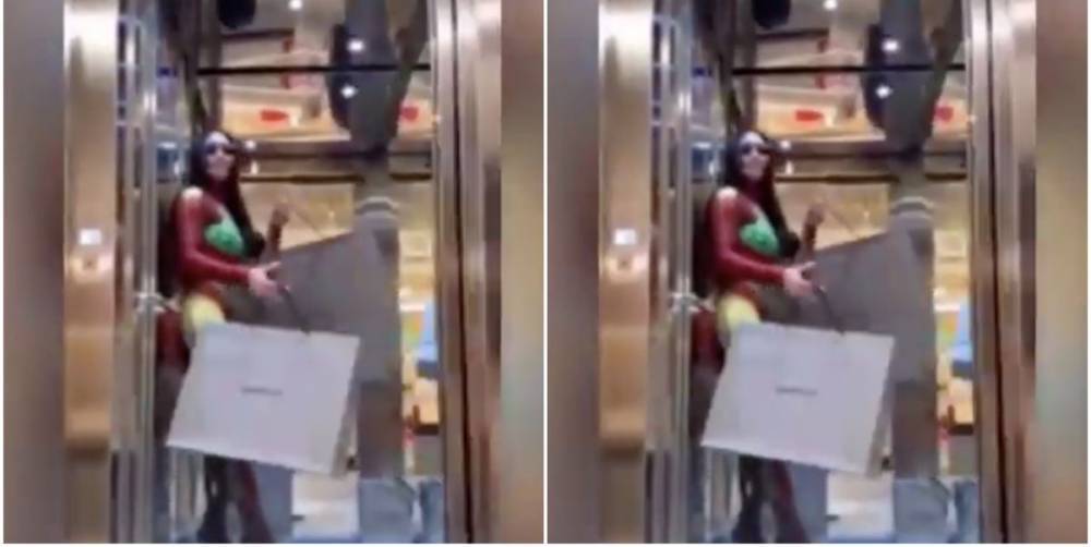 Kanye West Is Getting Roasted for Leaving Kim Kardashian in an Elevator to Carry All Their Bags - www.cosmopolitan.com - Paris