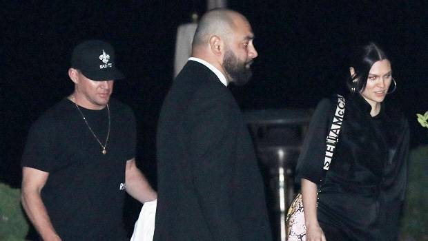 Channing Tatum Jessie J Match In Black Outfits For Date After Ex Jenna Dewan Gets Engaged - hollywoodlife.com