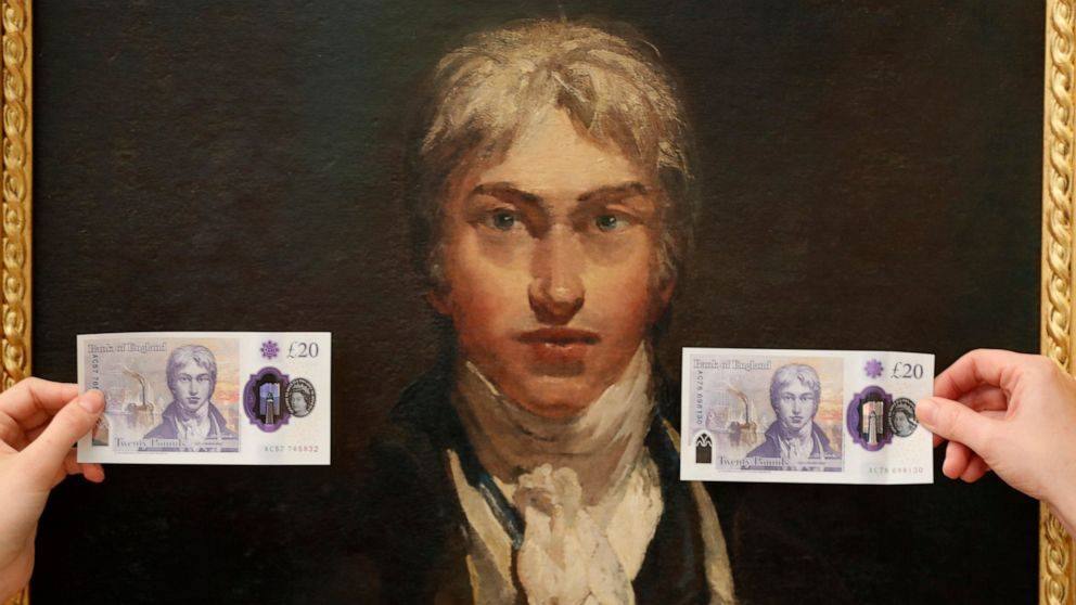 Adam Smith - Artist JMW Turner replaces Adam Smith on new UK banknote - abcnews.go.com - Britain