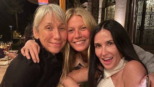 Gwyneth Paltrow Had a Makeup-Free Party with Demi Moore - flipboard.com - Los Angeles