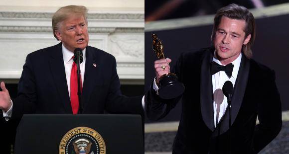 Donald Trump mocks Brad Pitt for his politically charged Oscars 2020 speech: I was never a big fan of his - www.pinkvilla.com - USA