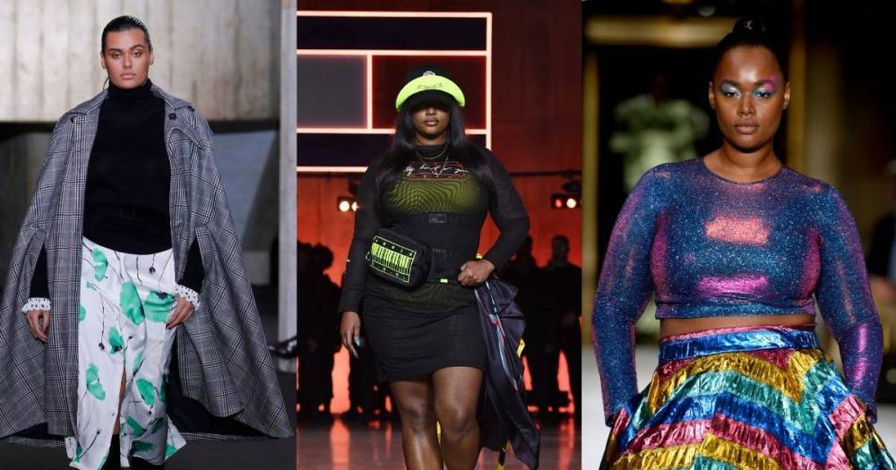 Plus size models take to the runway for AW20 for London Fashion Week - www.ok.co.uk