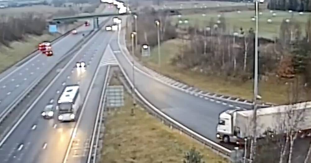 Lorry driver jailed for motorway U-turn madness as police release terrifying video - www.dailyrecord.co.uk