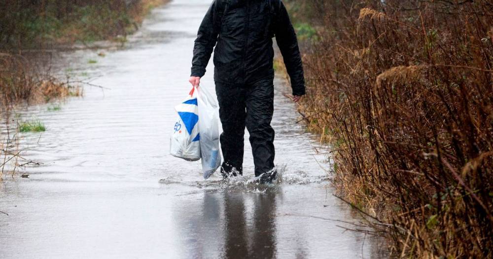 Scotland to be battered by more heavy rain on Monday before cold weather brings snow - www.dailyrecord.co.uk - Scotland