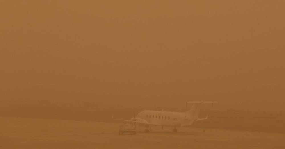 Scots holidaymakers face airport chaos amid huge sandstorm on Canary Islands - www.dailyrecord.co.uk - Spain - Scotland