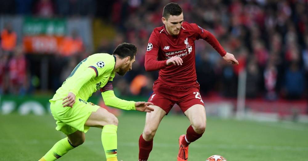 Andy Robertson on his Lionel Messi regret as Liverpool star confesses to going 'over the line' - www.dailyrecord.co.uk - Scotland
