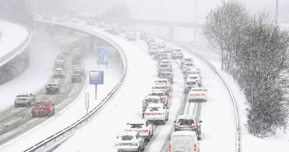 Snow to hit Scots commuters in Monday rush-hour as yellow weather warning issued - www.dailyrecord.co.uk - Scotland