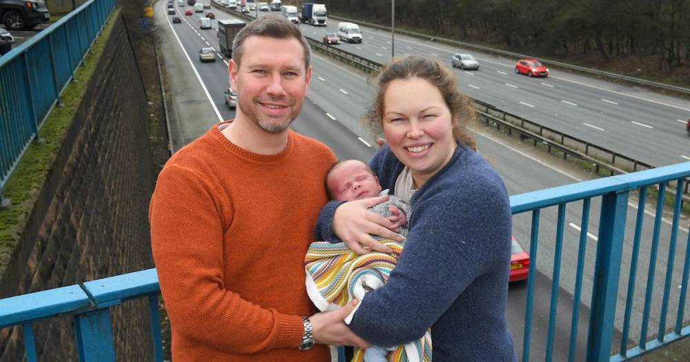 'M60, junction 16': Jasper, the baby born on the motorway... and his birth certificate proves it - www.manchestereveningnews.co.uk