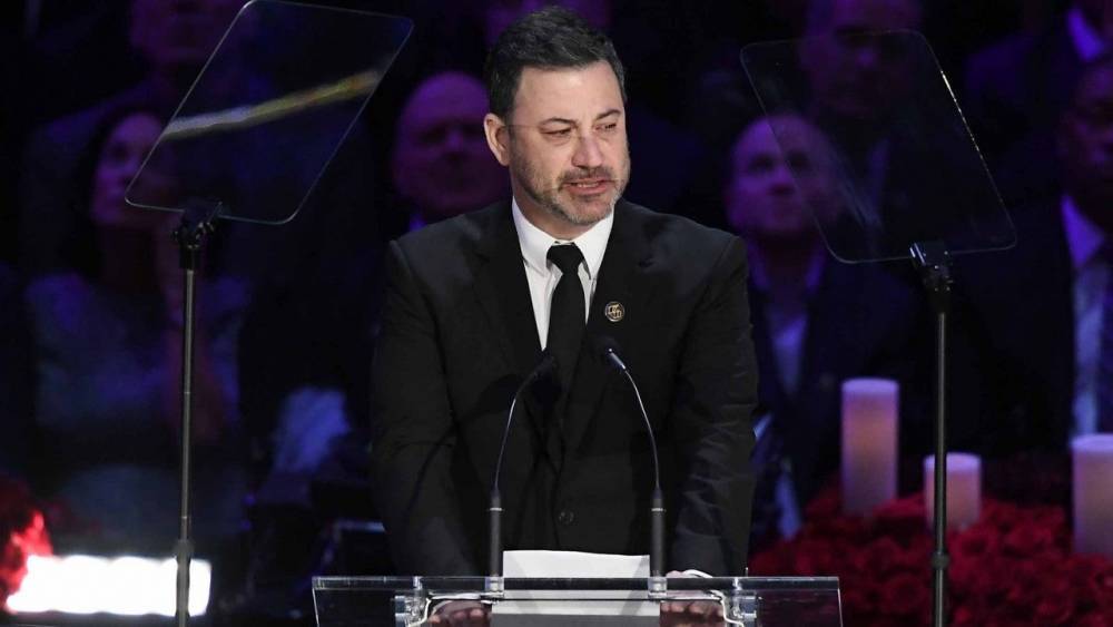 Jimmy Kimmel Tearfully Eulogizes Kobe and Gianna Bryant, Pays Tribute to 7 Other Helicopter Crash Victims - www.etonline.com