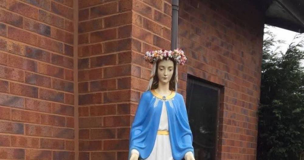 Heartless thieves scale church fence and steal Virgin Mary statue from church in Moston - www.manchestereveningnews.co.uk