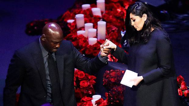 Michael Jordan Helps Emotional Vanessa Bryant To Her Seat After Her Powerful Eulogy For Kobe Gigi - hollywoodlife.com - Chicago - Jordan
