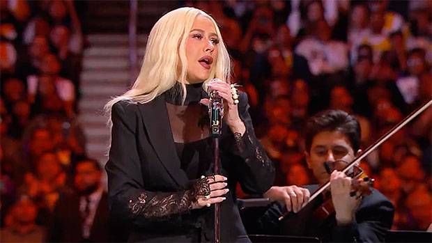Christina Aguilera Honors Kobe Gigi Bryant With Stunning ‘Ave Maria’ Performance - hollywoodlife.com - Italy