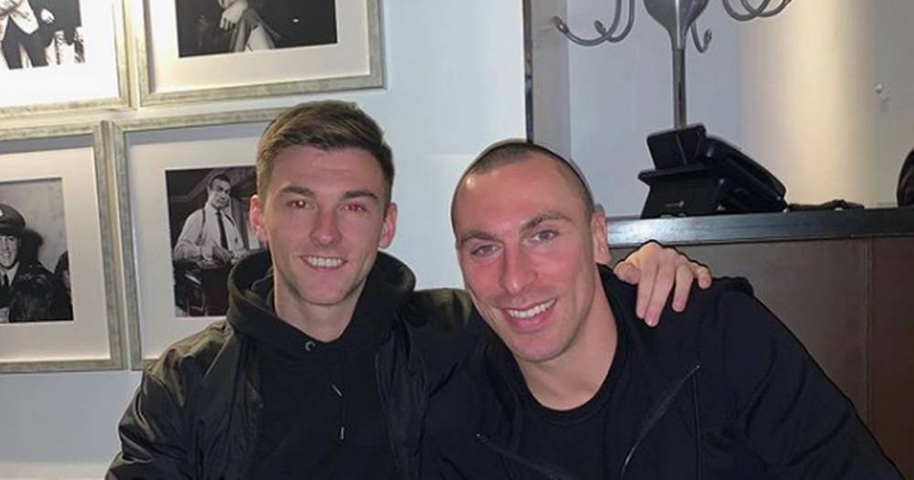 Scott Brown rekindles Kieran Tierney Celtic bromance as pals reunite for 'wee catch-up' - www.dailyrecord.co.uk - city Lennoxtown