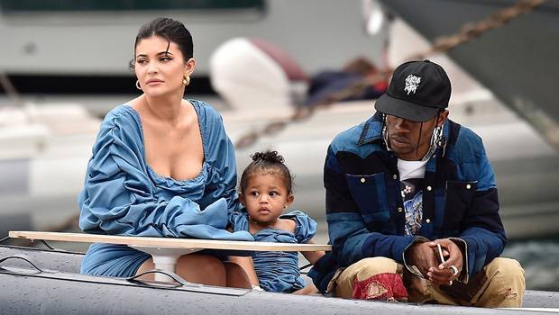 Kylie Jenner Travis Scott Looked Like A ‘Happy Family’ As They Played With Stormi On Day Out Together - hollywoodlife.com