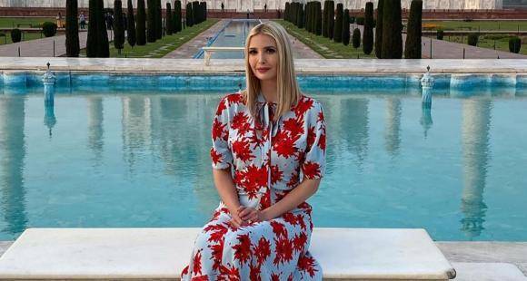 Ivanka Trump says yes to sustainable fashion as she repeats floral outfit for first event in India - www.pinkvilla.com - USA - India
