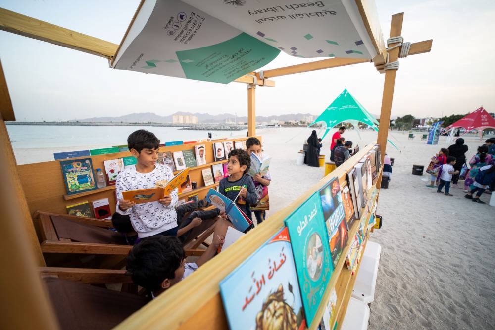 You can now loan books on the beach in the UAE - www.ahlanlive.com - Uae