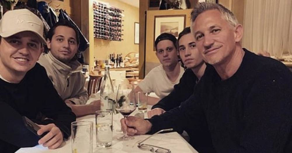 Gary Lineker shares rare picture with his handsome four lookalike sons George, Harry, Tobias and Angus - www.ok.co.uk