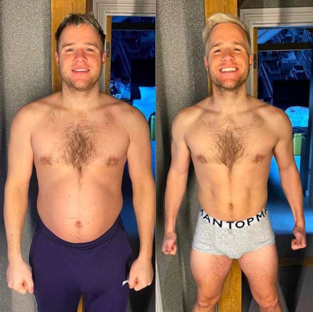 Olly Murs shows of dramatic weight loss in side-by-side pic - www.wonderwall.com