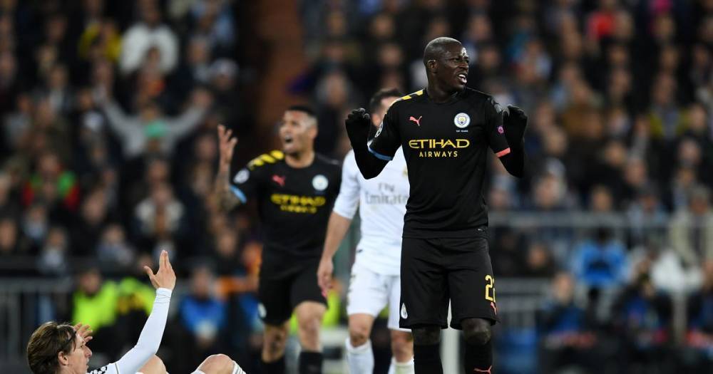 Man City defender Benjamin Mendy suspended for Real Madrid Champions League second leg - www.manchestereveningnews.co.uk - Manchester