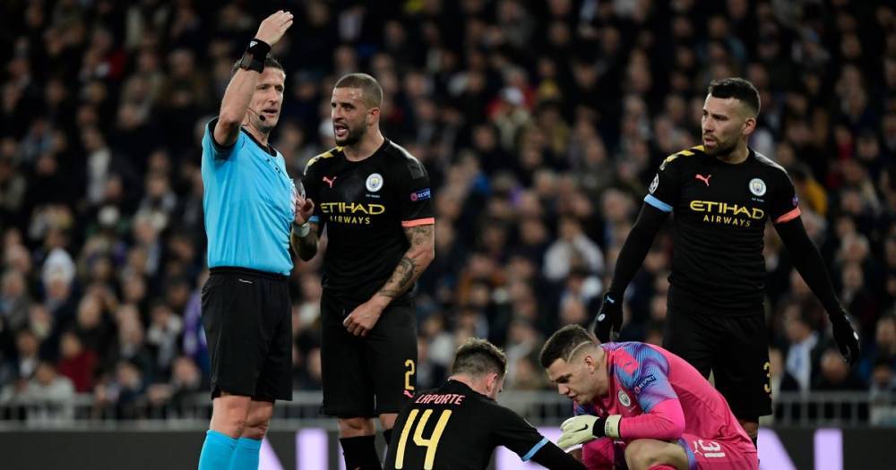 Man City suffer Aymeric Laporte injury blow vs Real Madrid in Champions League - www.manchestereveningnews.co.uk - Manchester