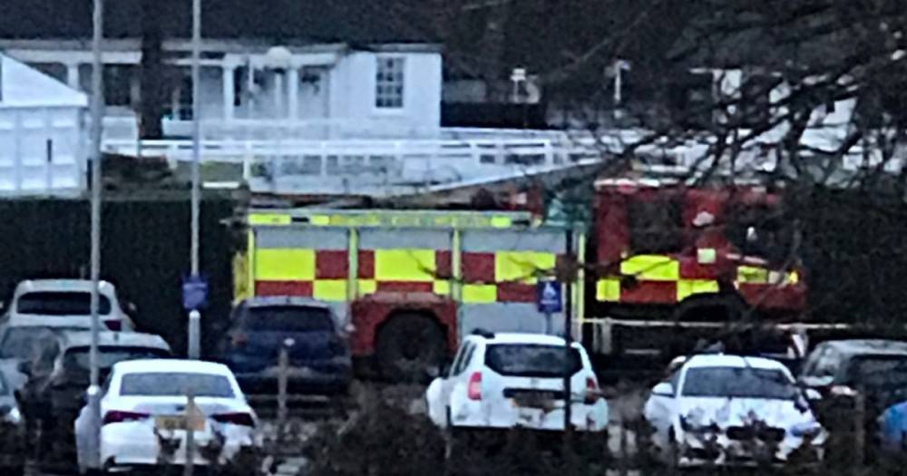 Police and fire brigade swoop on Hamilton hotel after death of man - www.dailyrecord.co.uk - Scotland - county Hamilton