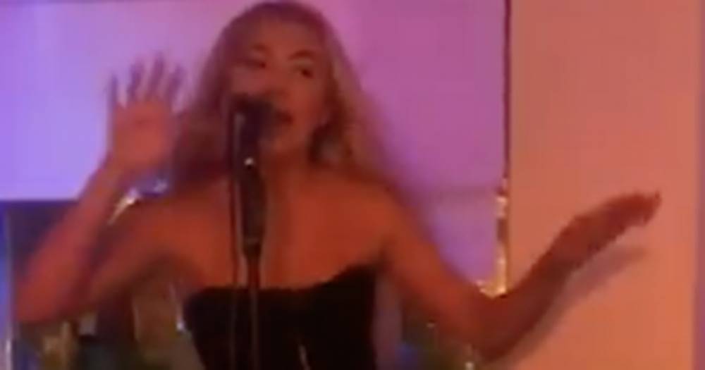 Love Island’s Paige Turley shows off her incredible singing voice as she performs in unearthed clip - www.ok.co.uk - Scotland - county Hamilton - county Cherry