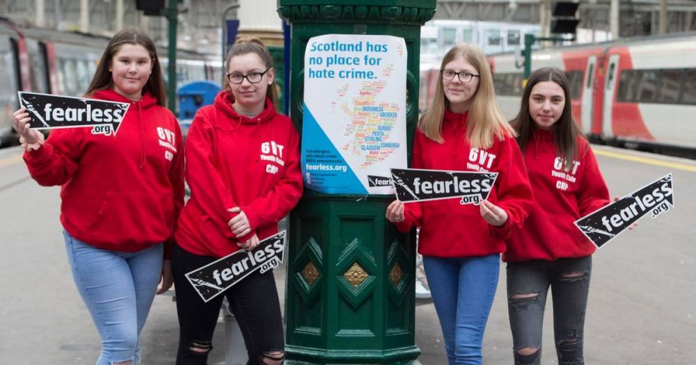 Crimestoppers' youth service in appeal to speak up about hate crime - www.dailyrecord.co.uk - Scotland