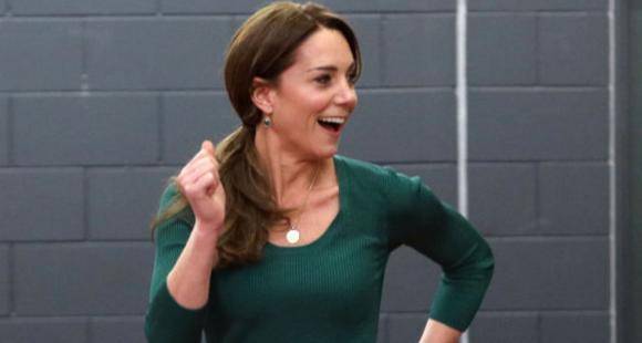 Kate Middleton packs a punch and fakes a run during a SportsAid event in London; See ADORABLE Photos - www.pinkvilla.com - London