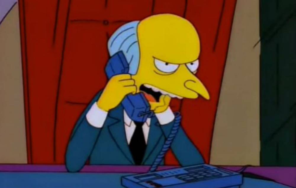 ‘The Simpsons’ writer reveals Easter egg about Mr Burns’ telephone greeting - www.nme.com