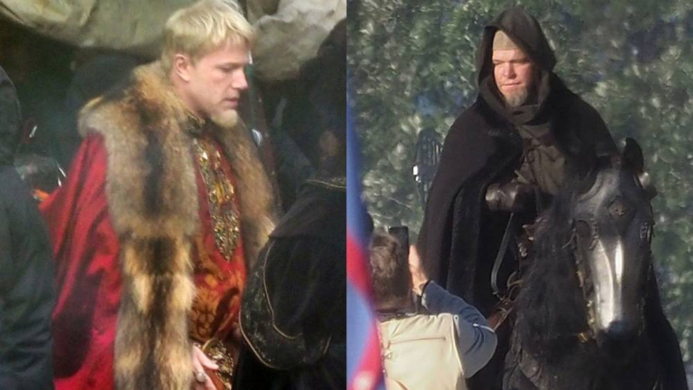 Ben Affleck Is Blond and Matt Damon Has a Chin Beard on Set of 'The Last Duel': PICS - www.etonline.com - France