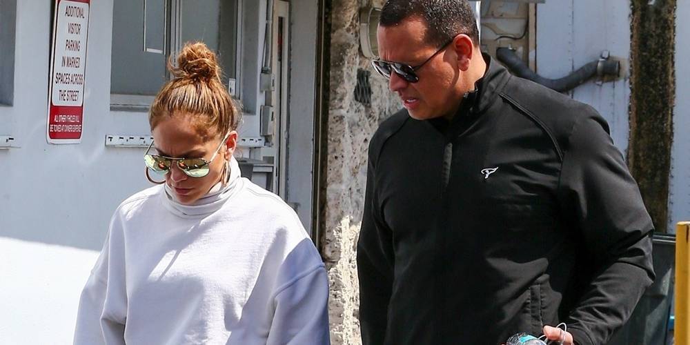 Jennifer Lopez & Alex Rodriguez Get in a Workout Together at the Gym in Miami - www.justjared.com - Miami - Florida