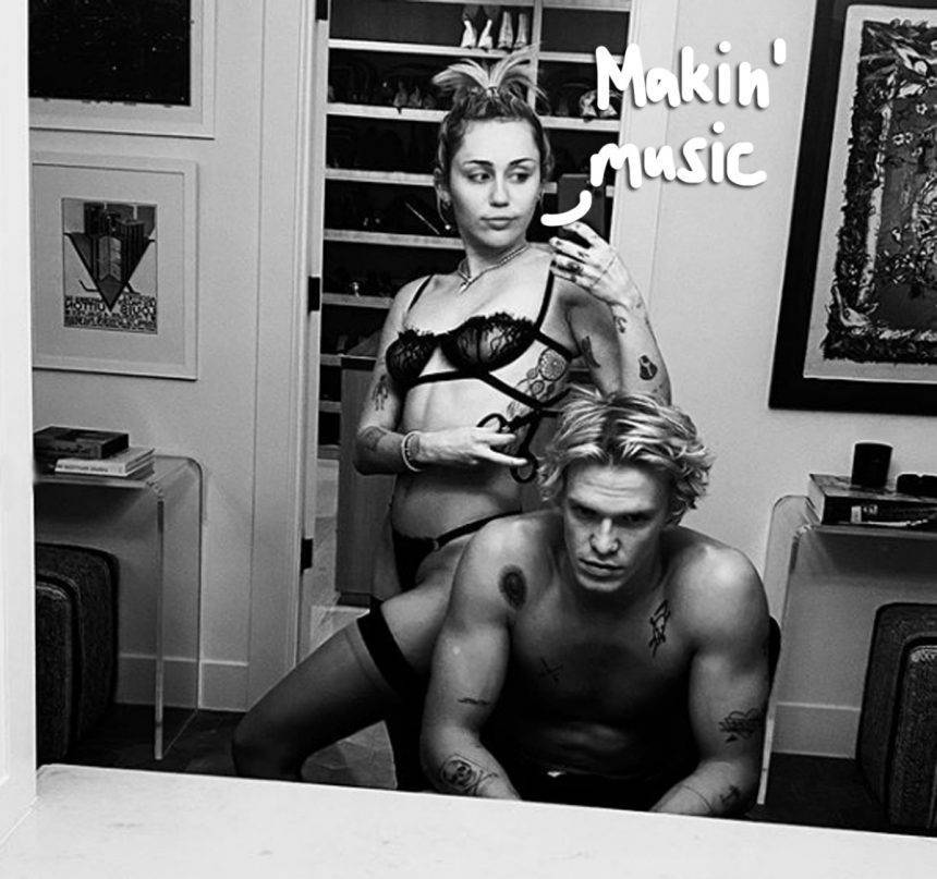 Miley Cyrus Reveals Her NSFW Tips To Help Cody Simpson Record Better Music! - perezhilton.com