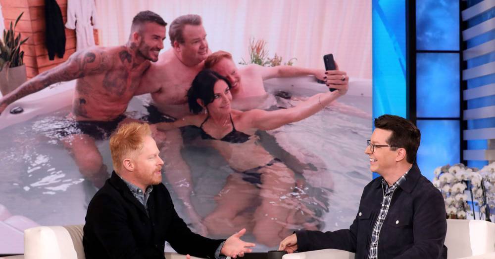 Jesse Tyler Ferguson Reveals How He Ended Up in a Hot Tub with David Beckham - www.justjared.com