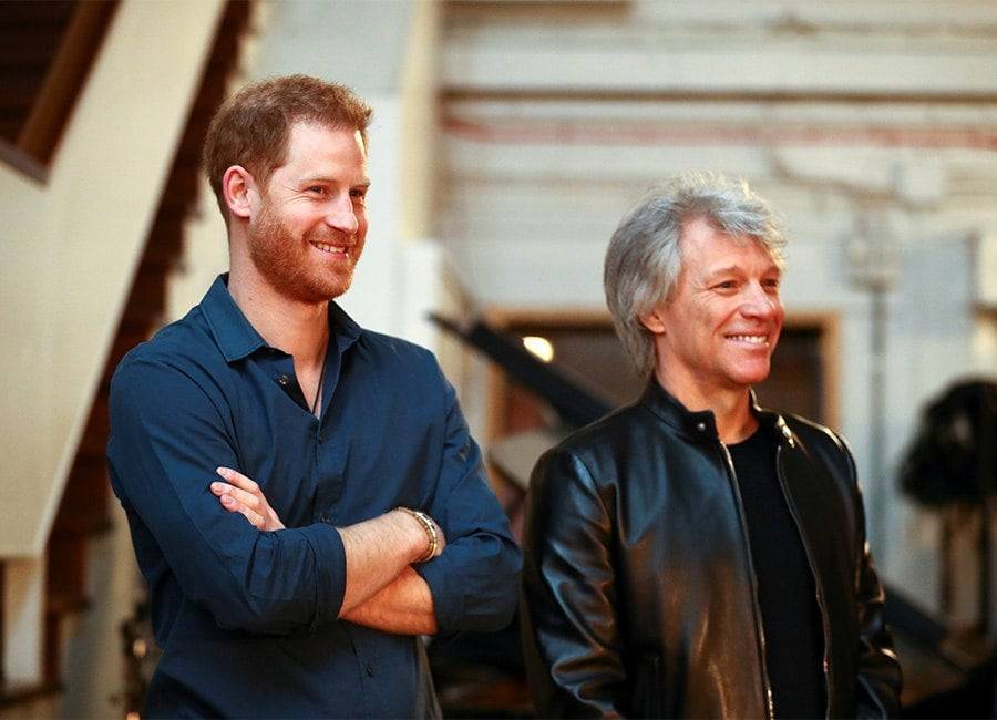 Prince Harry joins Jon Bon Jovi at the mic in special recording session - evoke.ie