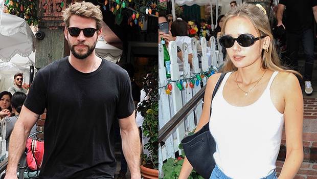 Liam Hemsworth Shows Off His Toned Arms In Black T-Shirt For Lunch Date With Gabriella Brooks - hollywoodlife.com - Los Angeles
