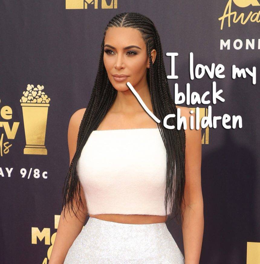Cultural Appropriation Icon Kim Kardashian Says She’s Becoming A Lawyer To Help Her ‘Four Black Kids’ - perezhilton.com