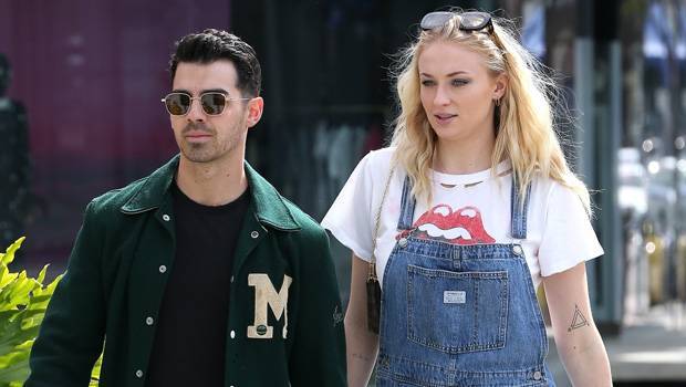 Sophie Turner Steps Out In Loose-Fitting Overalls With Husband Joe Amid Pregnancy Reports - hollywoodlife.com