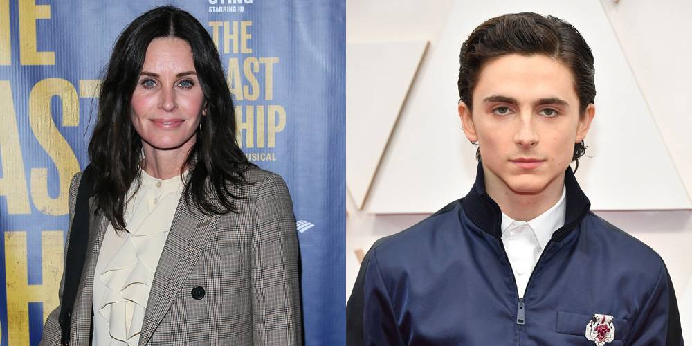 Courteney Cox Says Timothee Chalamet Would Be The Perfect Joey Tribbiani in a 'Friends' Reboot - www.justjared.com - county Ross