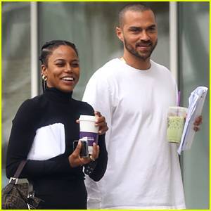 Taylour Paige - Jesse Williams - Jesse Williams & Girlfriend Taylour Paige Look Smitten While Spending the Day Together - justjared.com - Beverly Hills