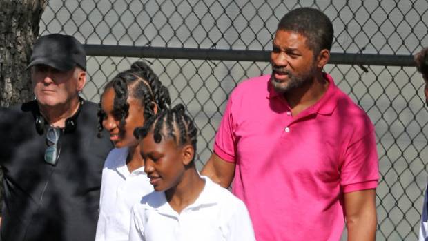 Will Smith Appears Unrecognizable As Venus Serena Williams Father On Set Of New Film — See Pics - hollywoodlife.com