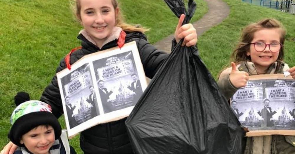 The little litter heroes picking up other people's rubbish to win 'a place on the plane' for Ant and Dec's Saturday Night Takeaway finale - www.manchestereveningnews.co.uk - Manchester